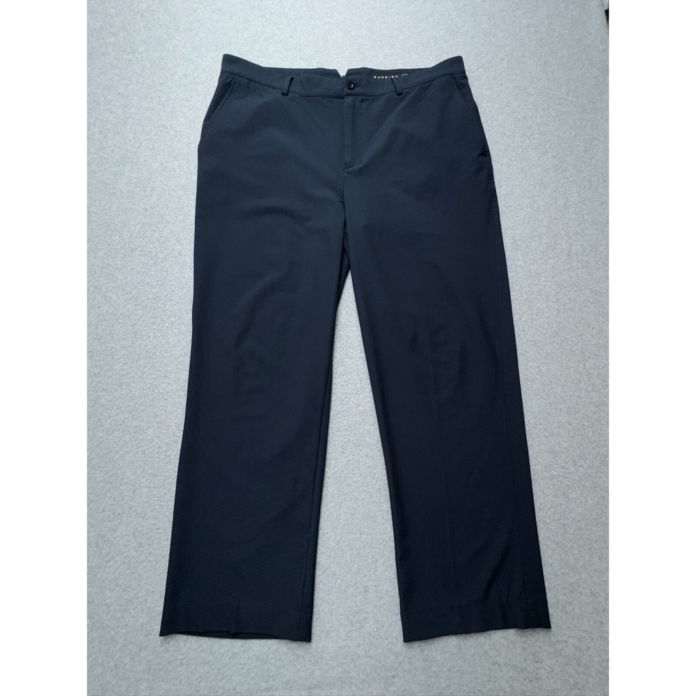 Dunning Pants Mens 36 Navy Performance Stretch Golf Outdoors Casual Preppy Sport